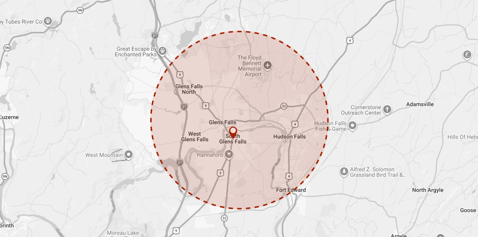V. Rosati Plumbing & Heating map